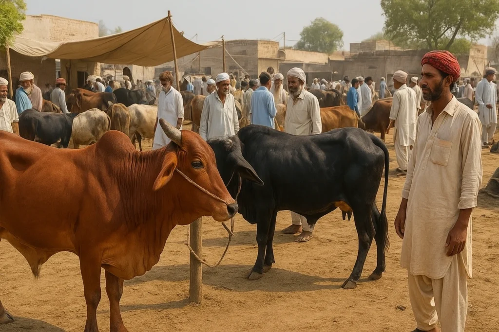 Cattle Cow markets in Faisal Abad Sheikhupura